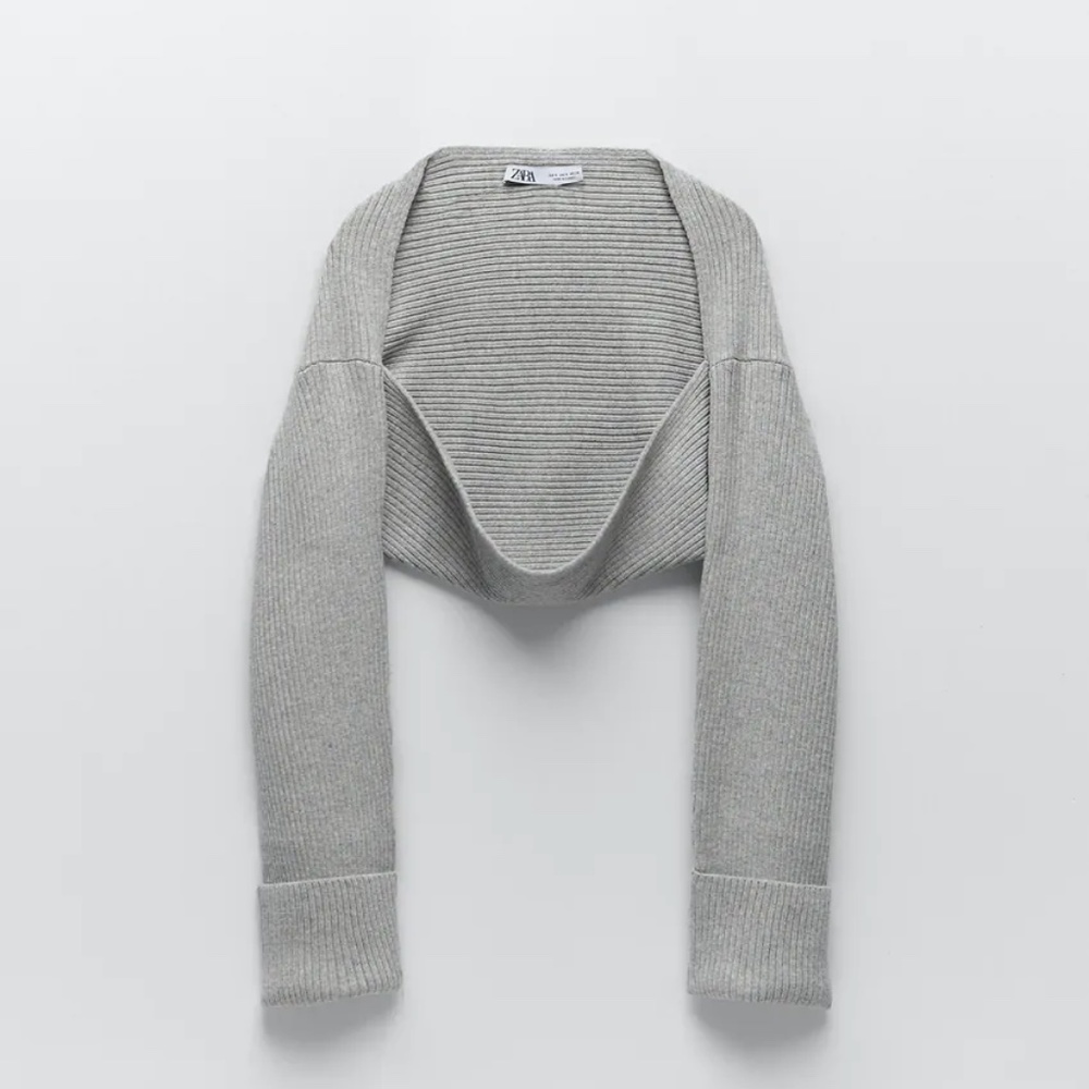 Zara knit arm warmer sweater
